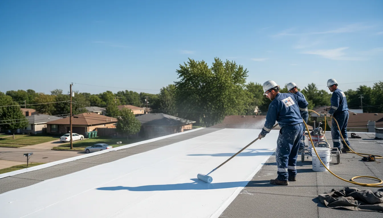 Commercial roof coating in Amesbury, MA near me